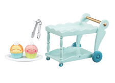 Kirby Garden Afternoon Tea Re-ment - Mini figure: Cart  Cupcakes