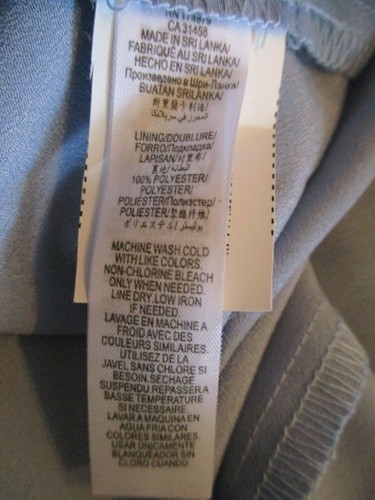 NEW BCBGeneration S & M BLUE COMBO LINED MINI DRESS W/BELL SLEEVES MSRP $98.00 - Picture 9 of 10