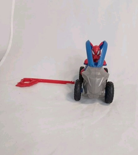 2016 SPIDER-HAM MARVEL SUPER HERO ACTION FIGURE E VEICOLO ACROBATICO INCOMPLETO - Foto 2 di 6