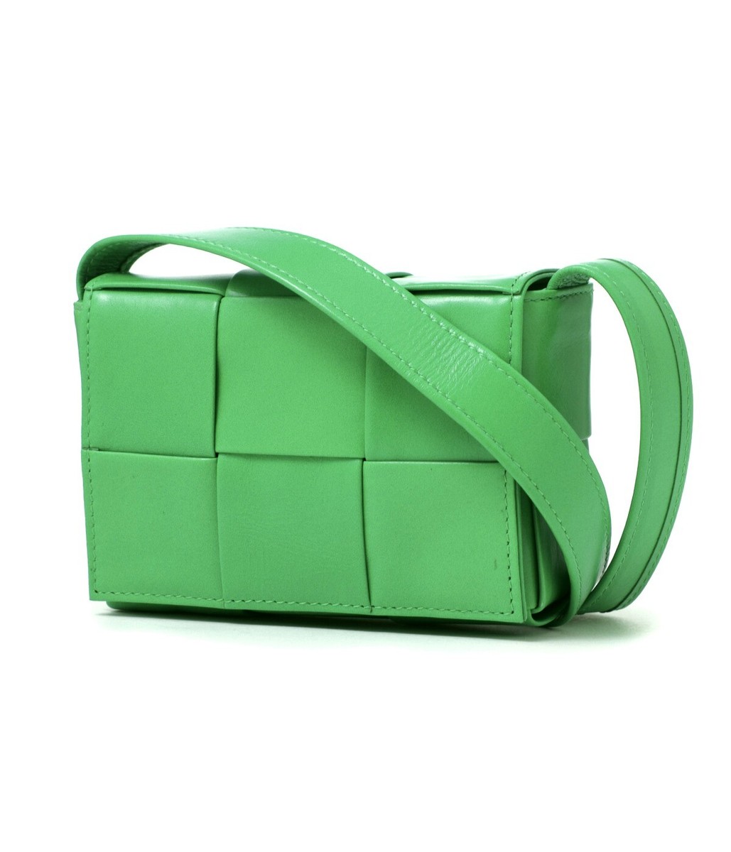 Bottega Veneta グリーン CandyCassette パッド入りバッグ ミニ BOTTEGA VENETA Candy Cassette mini green crossbody