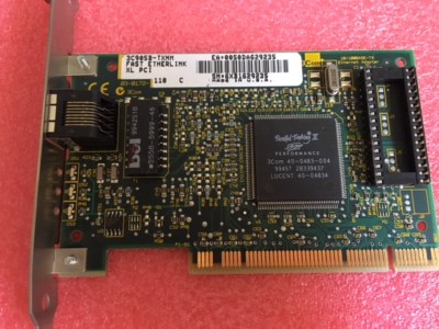 3C905B-TXNM, 3COM ETHERLINK PCI ETHERNET 10/100Base-TX Network Adapter Card NIC