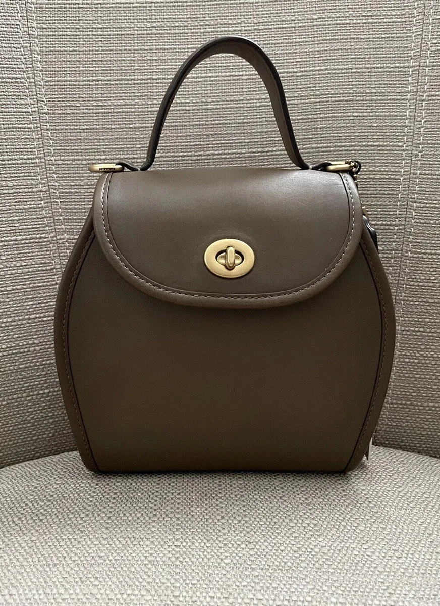 Coach turnlock curved top handle new arrivals