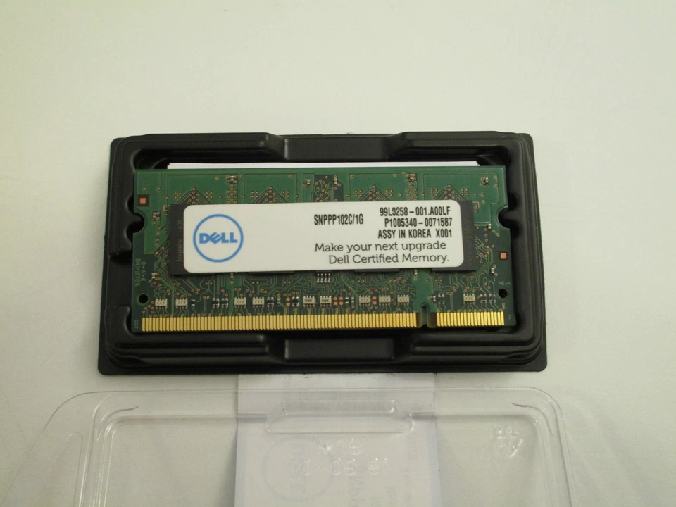 NEW 1Gb Dell SNPPP102C/1G 800Mhz PC2-6400 200pin DDR2 SODIMM memory RAM - Image 2 of 2
