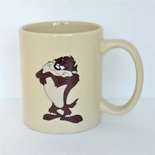 Vintage Looney Tunes Mug Cup Tasmanian Devil Warner Bros. By ICUP Inc.