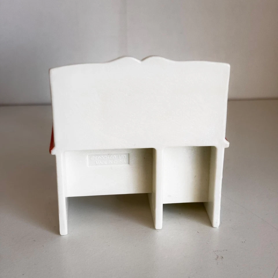 Juego de escritorio y silla de época Calico Critters cuaderno casa de muñecas vintage Foto 3 de 4