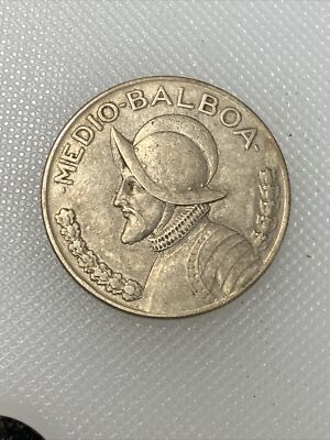 1930 panama 1/2 balboa V1
