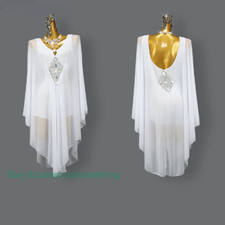 Latin Dance Competition Latin Performance Flower Dresses Professional Skirt