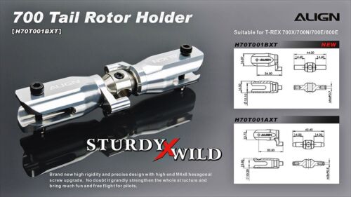 Align/T-Rex Helicopters 700XN/700X/700N/700E/800E Tail Rotor Holder - Picture 2 of 3