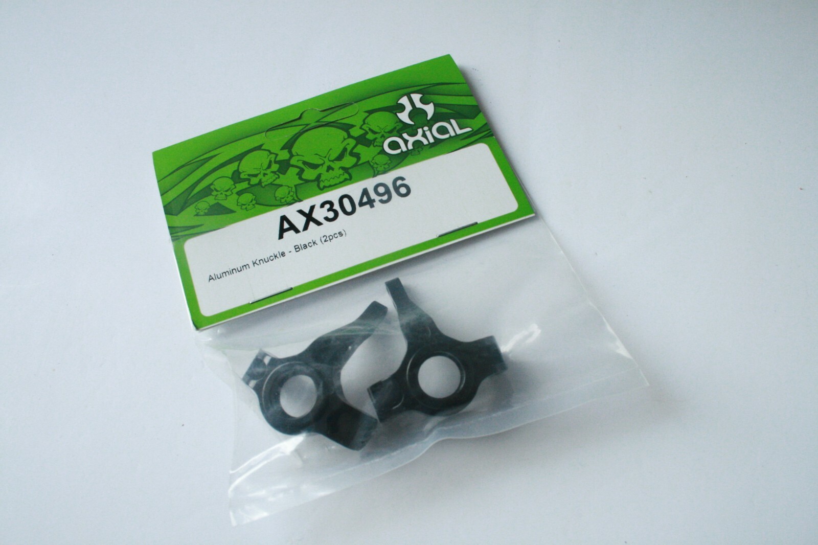 Axial Aluminium Black Steering Knuckles (2pcs) - AX30496 SCX10 AX10