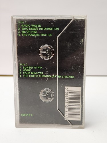 Roger Waters Radio Kaos Music Cassette Tape Aussie Release - Picture 2 of 7
