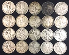 LOT # 1051   ROLL OF 20 WALKING LIBERTY HALF DOLLARS