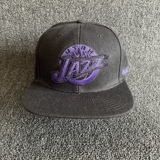 Mitchell & Ness NBA Utah Jazz Fitted Hardwood Classics Black Purple Baseball Cap