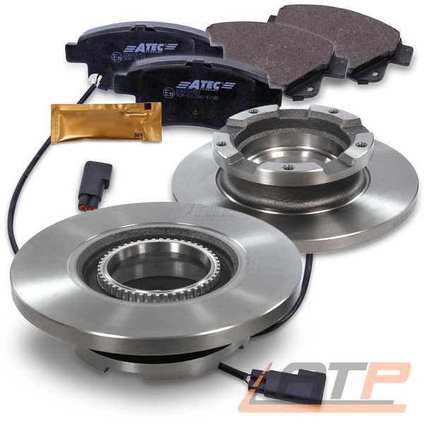 Bremsscheiben Ø280 Voll + BremsbelÄGe Hinten FÜR Ford Transit 2.2 Tdci BJ 06-14-image