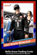 2024 Donruss Racing John Hunter Nemechek #158 Joe Gibbs Racing Red and Blue