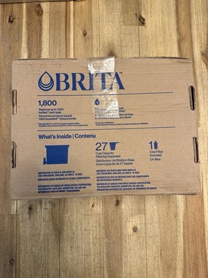Brita Ultramax Dispenser Gray 27 Cup Filtering Dispenser For Brita Maxtra+
