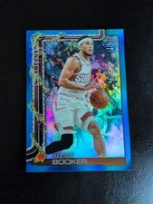 Devin Booker 2025 Topps Holiday Holo Blue Glitter Foil Phoenix Suns H124
