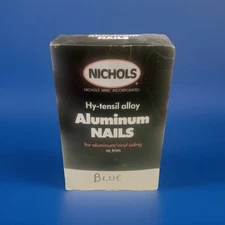 Painted Aluminum Trim Nails Hy-tensil BLUE NICHOLS 1-1/4" X .099
