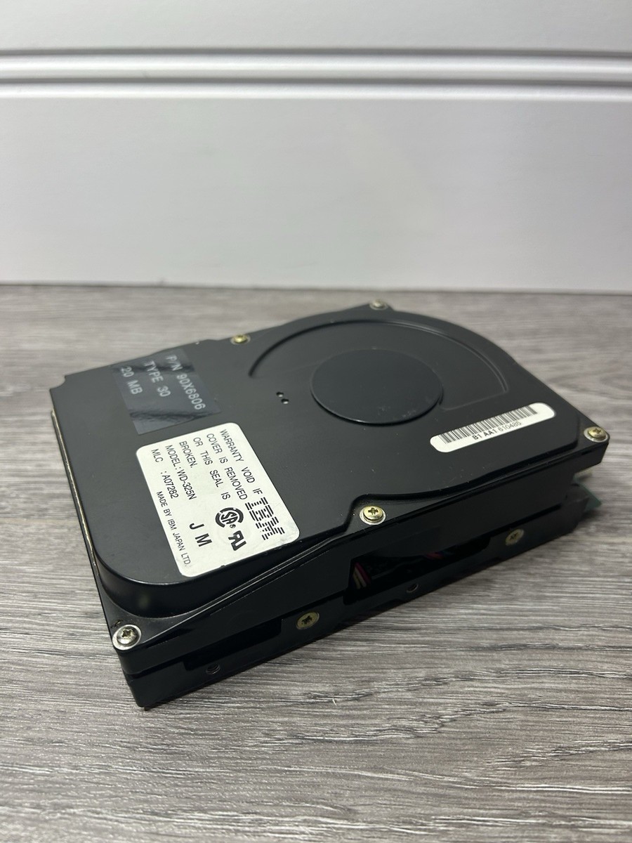 ✯ IBM Computer Hard Drive 20mb Megabytes Model WD-325N (A07282