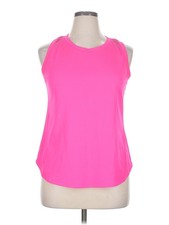 Avia Women Pink Sleeveless T-Shirt XL