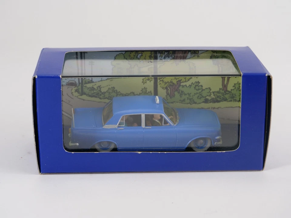In Auto Tintin 1/43 Il Taxi Blu Dell'Isola Nera Anni 60 Rif 2118045 - Immagine 3 di 4