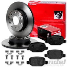 brembo BREMSSCHEIBEN + BELÄGE HINTEN passend für FIAT 500 + ABARTH 500 595 695