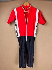 retro vintage time trial cycling skin suit bib size 36