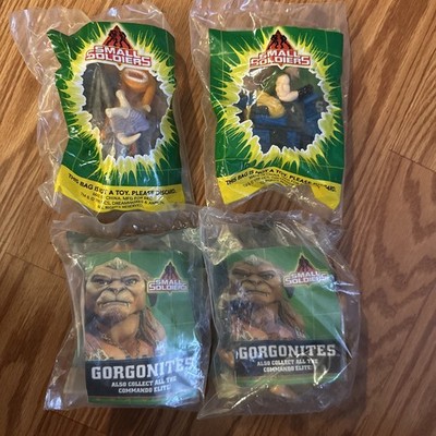 1998  Small Soldiers Commando, Gargonites Toys Burger King Promo Lot of 4 NEW