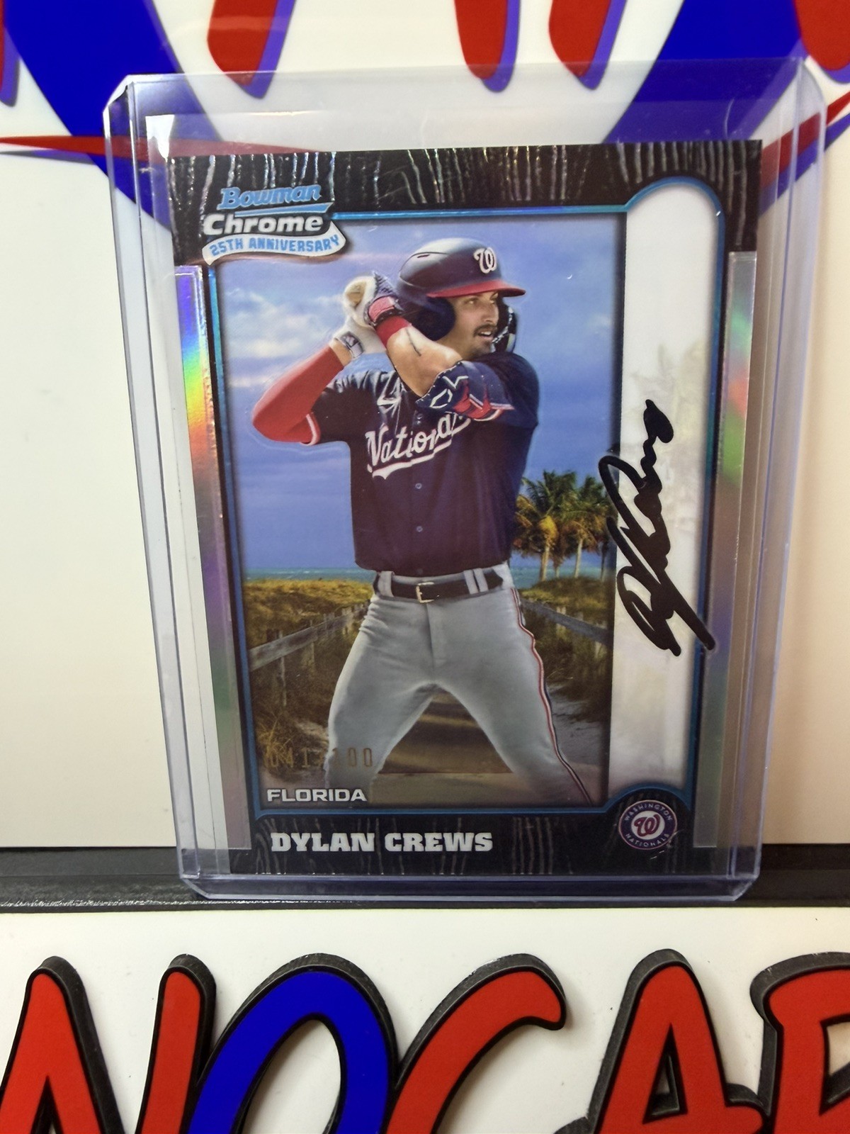 2024 Bowman Chrome Dylan Crews 1999 25th International Refractor #/100