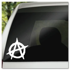 6" Anarchy Punk Rock Symbol Vinyl Decal Sticker