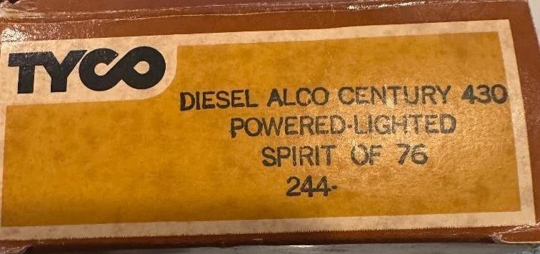 TYCO PRESIDENTIAL LETTERED ALCO 430 SPIRIT OF 76 Locomotive NIB - Image 4 of 4