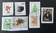 Lot de 7 timbres de Hongrie années diverses Encore Sur Frag Magyar  G81