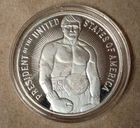 RARE! 1 oz .999 Silver Donald Trump "ROCKY" Our Fighter Proof like Round.