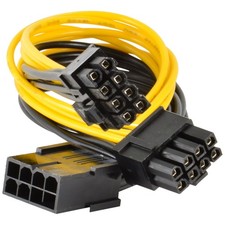 PCI Express Power Splitter Cable 8-pin to 2X 6 2-pin 6-pin/8-pin 18 AWG