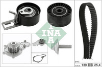 Wasserpumpe + Zahnriemensatz FüR CitroËN Ford Peugeot Ds C3 Ii DS3 Fiesta Vi Van