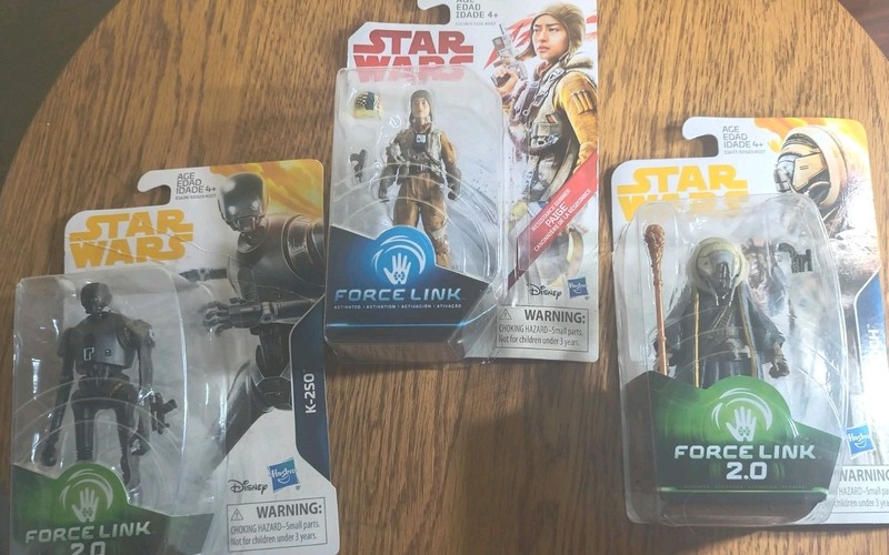 Star Wars Force Link 2.0 Moloch, K-250, Paige  3.75" Action Figures Hasbro