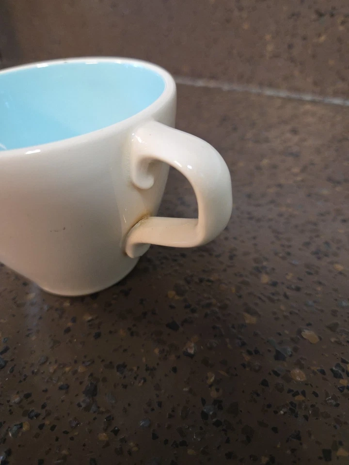 Taza de té vintage Taylor Smith Ever Yours Boutonniere café flor azul Foto 3 de 4