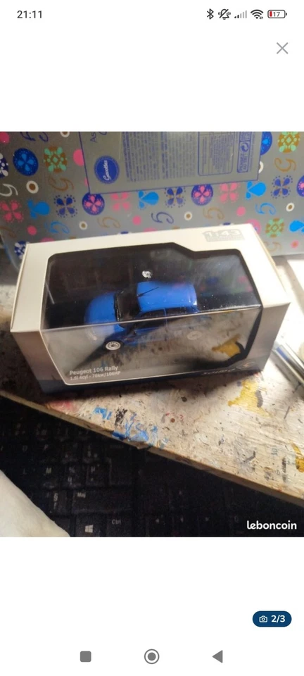 peugeot 106 rallye 1/43 Solido - Photo 2/3