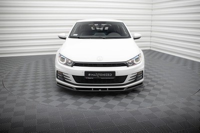 Maxton Design Frontlippe V.1 passend für VW Scirocco Mk3 FL schwarz Hochglanz