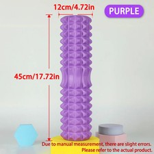 Lingpeng High Density EVA Foam Roller 45cm for Muscle Massage and Back Pain