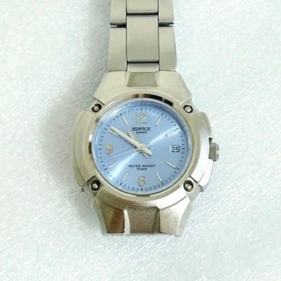 CASIO EDIFICE LMW-100 Damenuhr Water Resist 10BAR Sky Blue 29mm