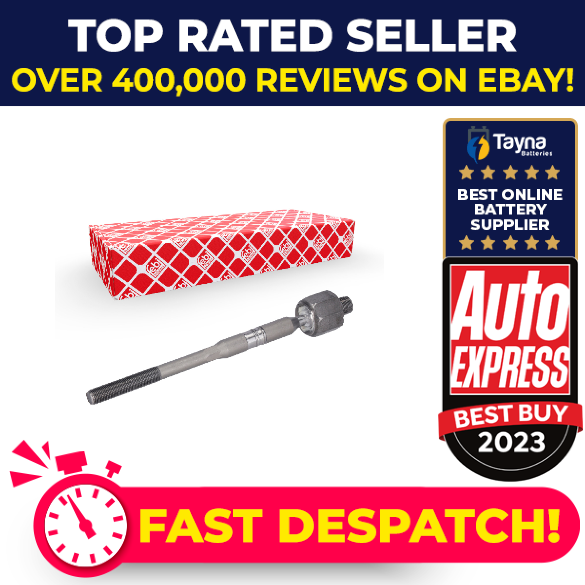 Inner Rack End fits BMW 330 3.0 Left or Right 05 to 13 Tie Rod Joint 32106768879