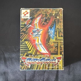 Crisis Force FC Famicom NES CIB Konami Retro Rare Shooter Japan Import Tested