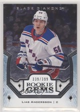 2018-19 Upper Deck Black Diamond Rookie Gems 339/399 Lias Andersson #RG-LA 2r5