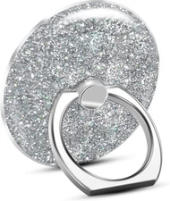 Bling Glitter Phone Grip, Round Cell Ring Holder Stand