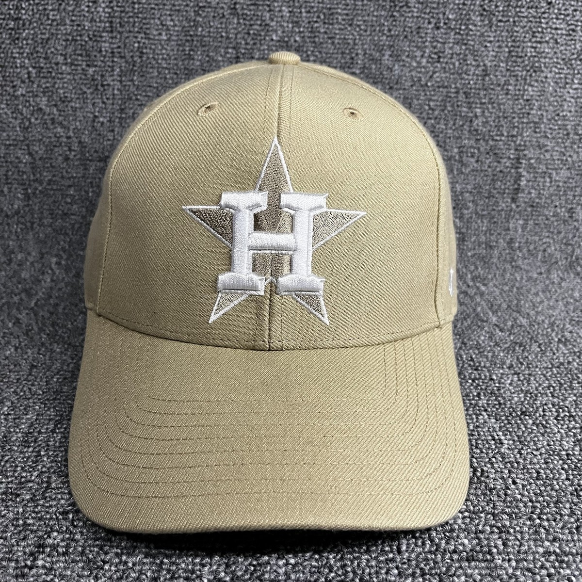 Houston Astros '47 Brand MVP Hat Khaki Tan Adjustable MLB Cap New Without Tags