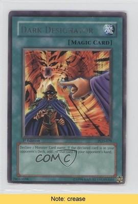 Dark Designator 1st Ed. YuGiOh Pharaonic Guardian #PGD-079 2003 READ 0j6