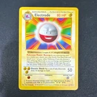 Pokémon TCG Electrode 21/102 Base Set Unlimited Holo Rare 80 HP English