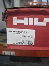 Hilti Anchors 12xKH-EZ 5/8"x5-1/2" Concrete Masonary