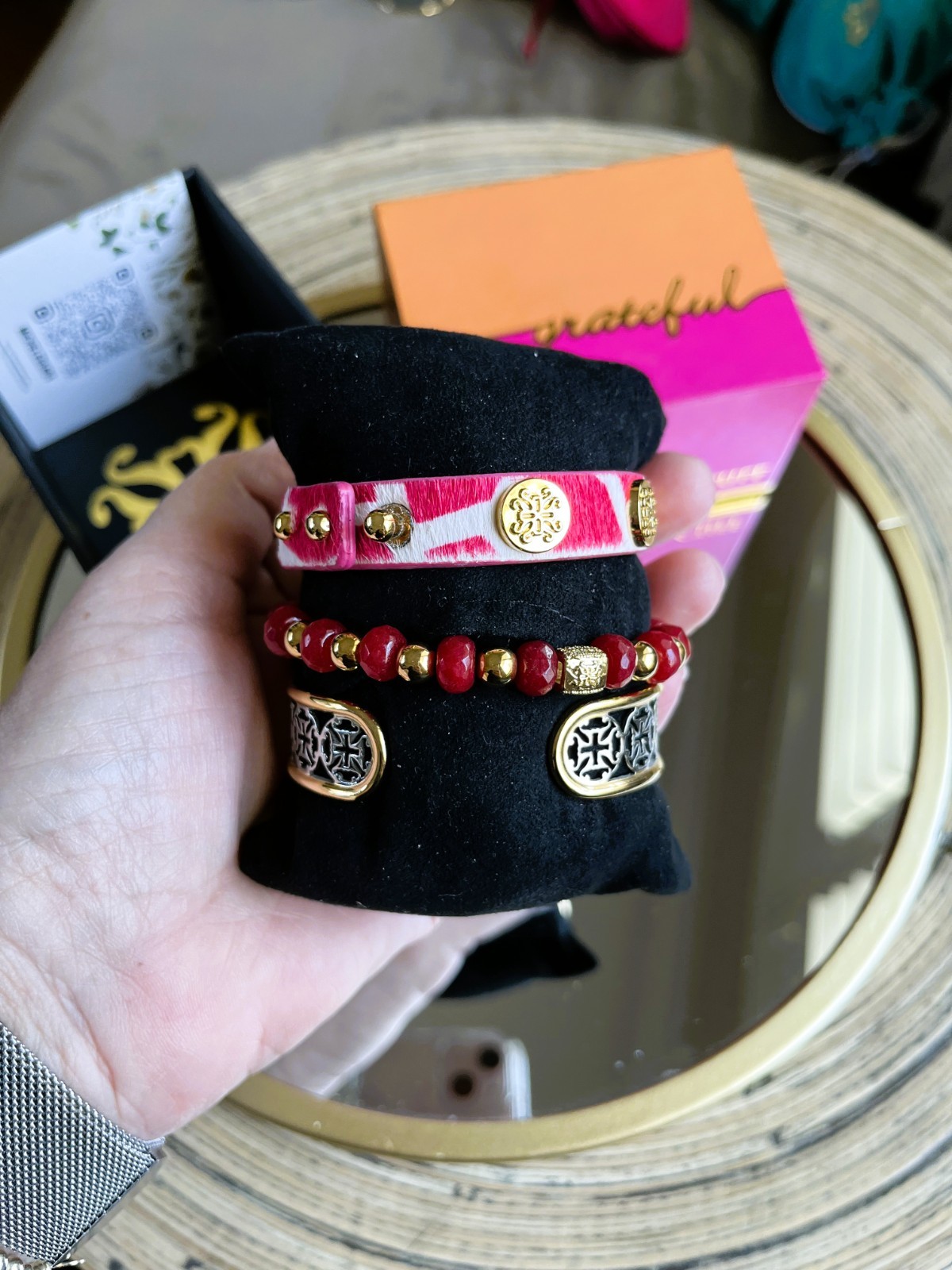 Rustic Cuff Stackable Mixable Bracelet Sets - image 8