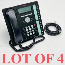 Avaya 1616 700450190 VOIP IP Office Business Display Phone Black LOT 4